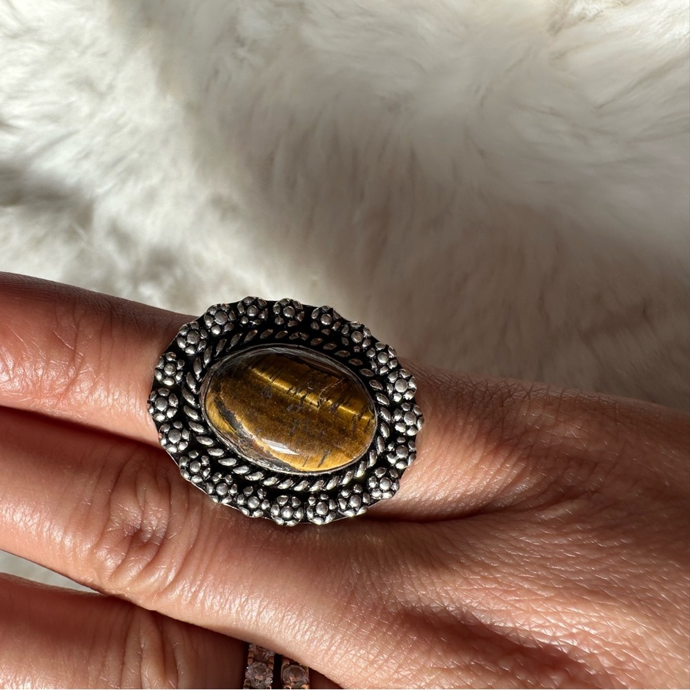 Tiger Eye Ring - image 1